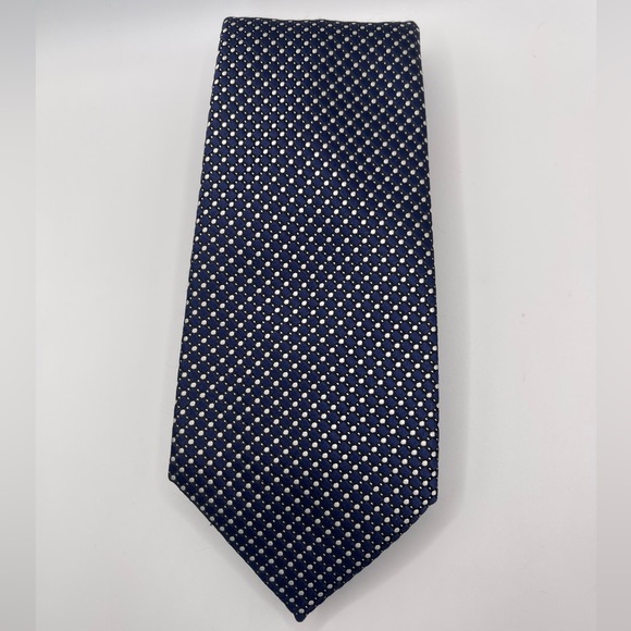Ermenegildo Zegna tie Blue 100% Silk